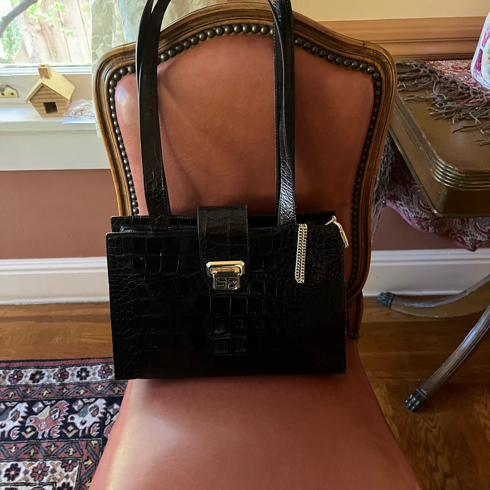 vintage Sonia Rykiel hand bag Dark brown